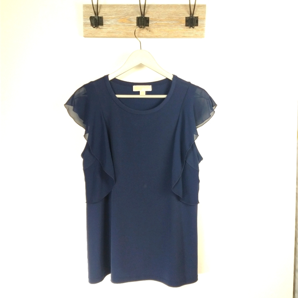 Michael Kors navy blouse